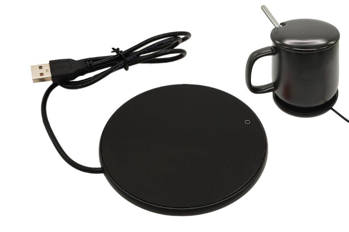 Smart USB Coffee Mug Warmer Tea Milk Cup Pad Plate for Office Home Use