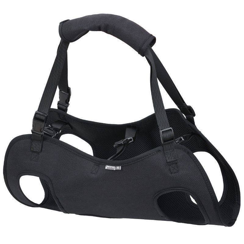 Dog Support Harness Oxford Cloth Mobility Assistance Strap, Black,XL