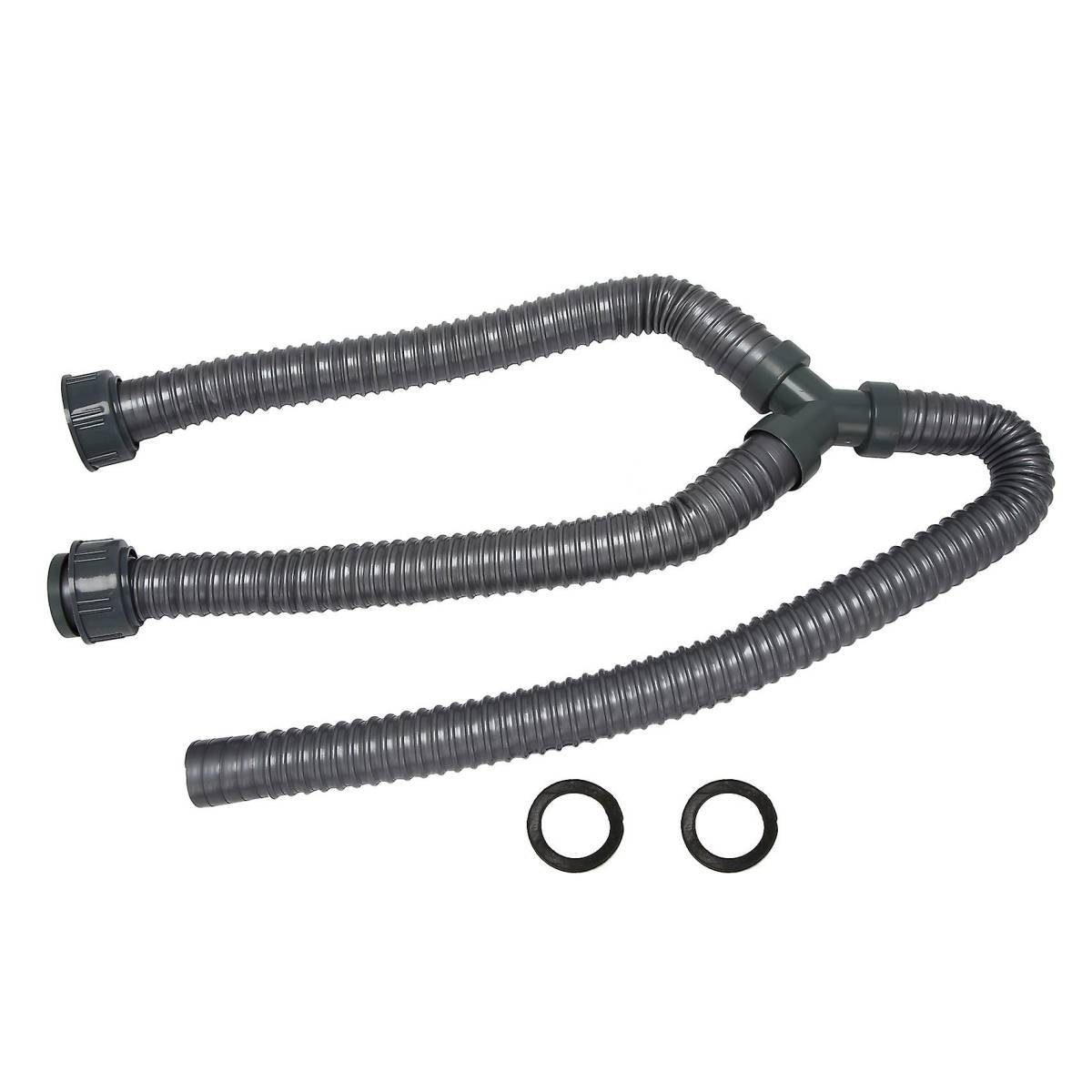 1m Washing Machine PVC Y-Shaped Drain Hose Washing Machine Pipe Connector