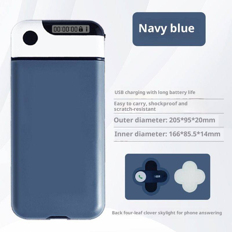 Phone Lock Box with Timer,Cell Phone Lock Box,USB Charging Type,Long-Term Continuous Use,Time Can Be Freely Set,Easy to Carry,Excessive Games,Mobile Phone Addiction