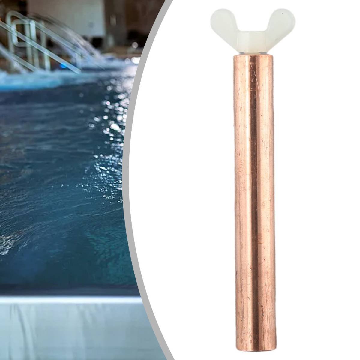 Arkzeo Solar Copper Anode For Swimming Pool Ionizer Purifier Cleaner 230G 160G 474G Filter Spring Pool Clarifier Replacement Parts 160G 230G