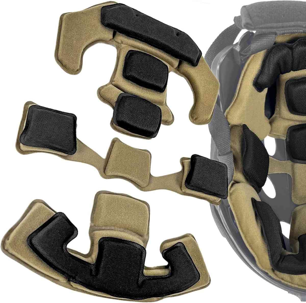 Universal Outdoor Internal Replacement Memory Foam Pad Padding Inserts Protective Mat Kits Set Accessories Compatible for Helmet