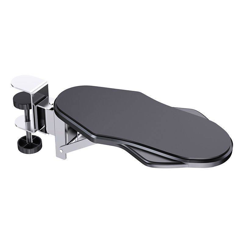 Computer Adjustable Ergonomic Arm Rest for Desk, 180° Rotating and 90° Folding Arm Support, Suitable for Office and Home Use（black）