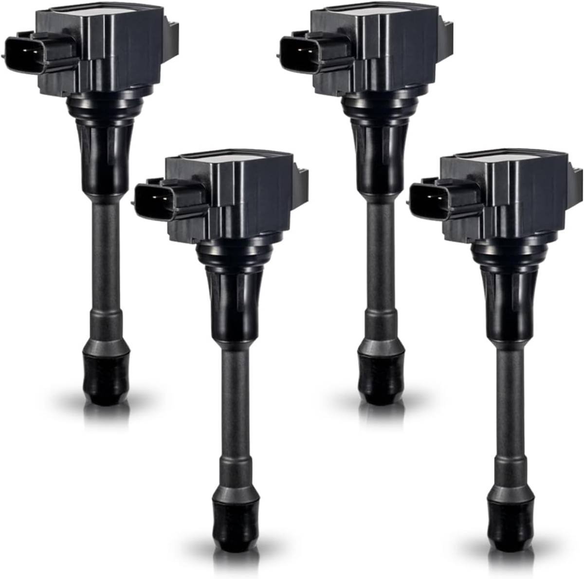 Set of 4 Ignition Coil Pack 2007 2008 2009 2010 2011 2012 Compatible with Nissan Altima Versa Sentra Cube Rogue Frontier 2013 2014 2015 Infiniti M56 FX50 QX60 QX70 2.5L 2.0L 1.8L Replace# UF549
