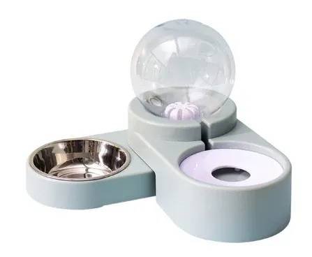 Automatic Dog Water Refill Bowl, Model B, Blue