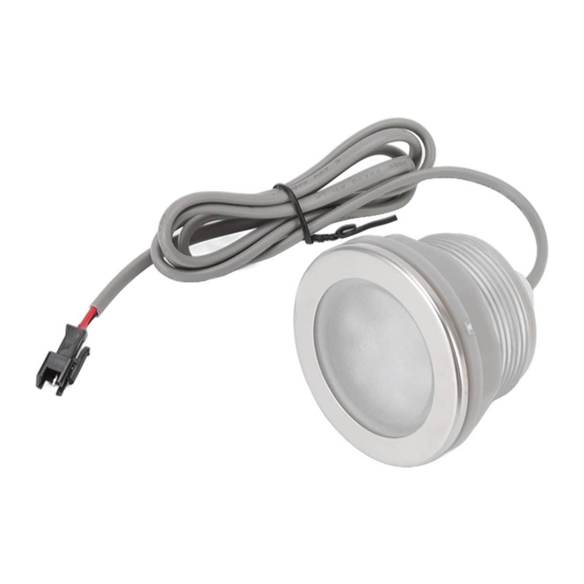 Underwater LED Bath Light Stainless Steel Colorful Frosted Surface Submersible LED Pool Lights for Bathtubs Fish Ponds