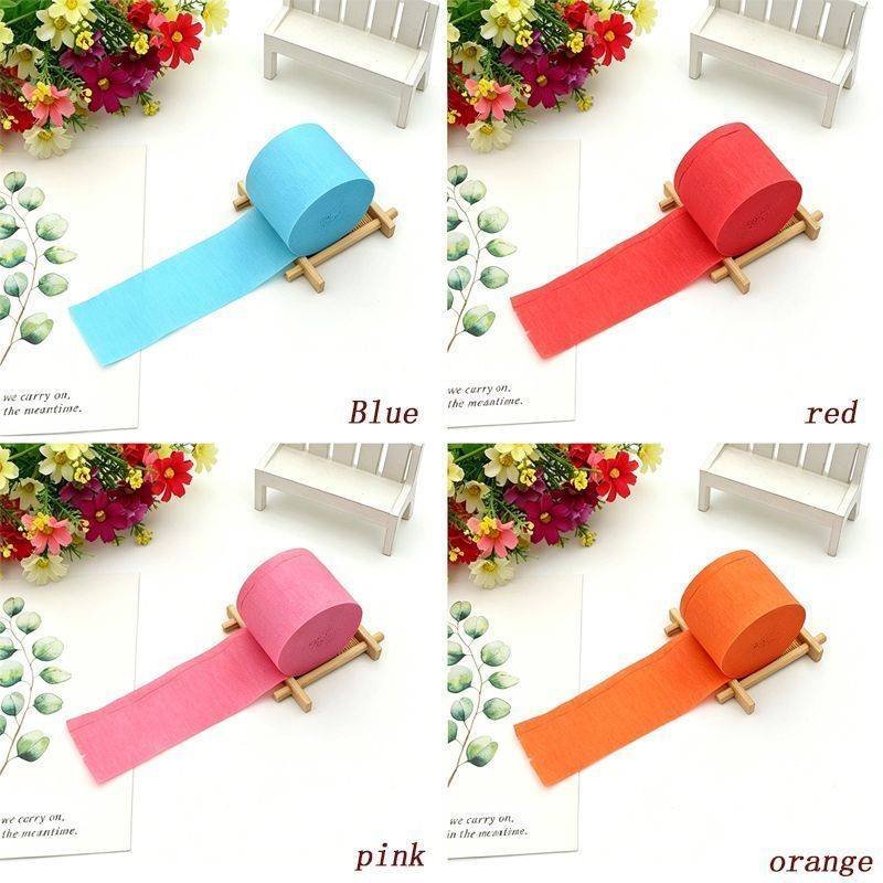 Colored Crepe Paper 20 Rolls Blue