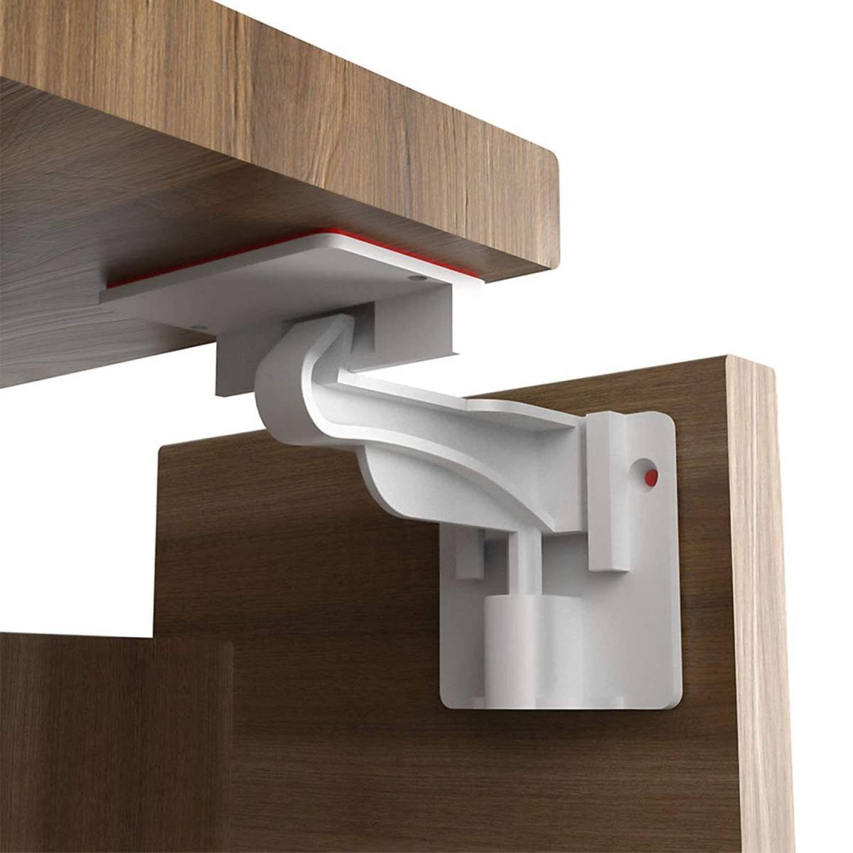 Upgraded Invisible Baby Proofing Cabinet Latch Locks (10 Pack) - No Drilling or Tools Required for Installation, Works with Most Cabinets and Drawers, Works with Countertop Overhangs, Highly Secure
