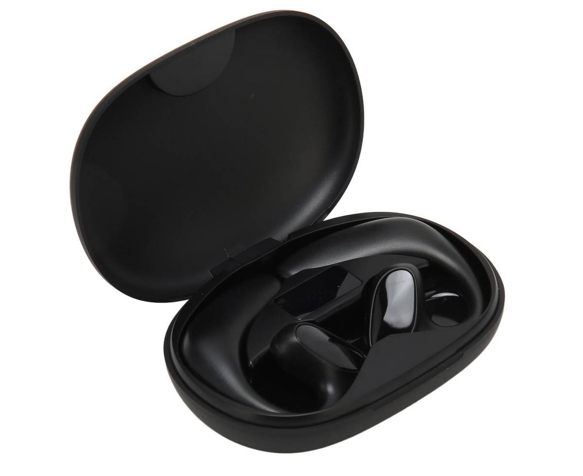 Bluetooth Translator Headphones 144 Languages Stereo Translation Earphone with Charging Case for Android for IOS Black