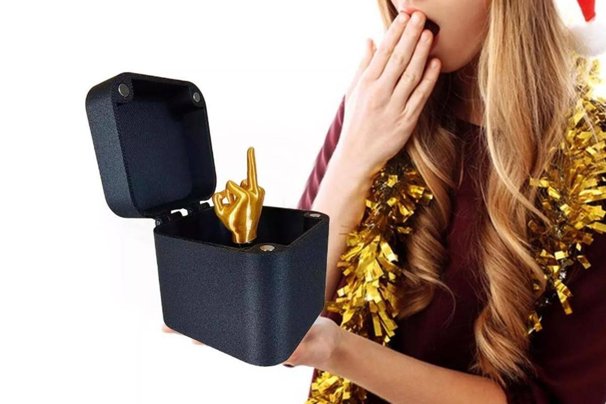 Middle Finger in a Box Middle Finger Surprise Box