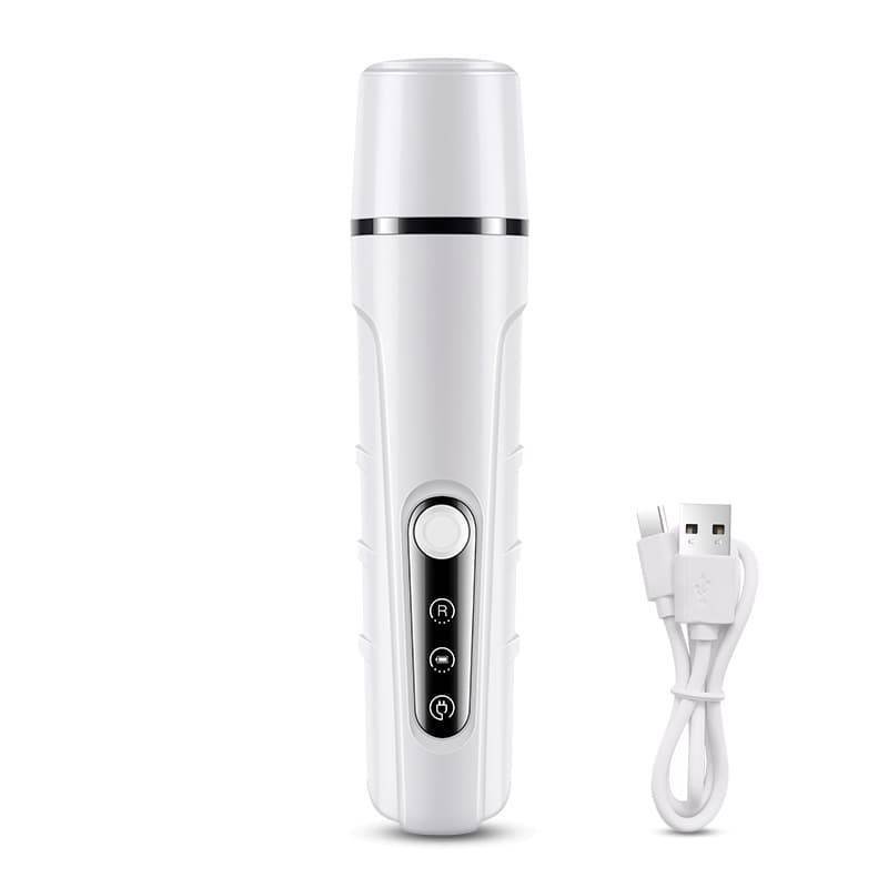 2-in-1 Electric Nail Clippers for Dogs and Cats, Pet Nail Trimmer with LED Light and Low Noise, Compatible with All Breeds, SZ2