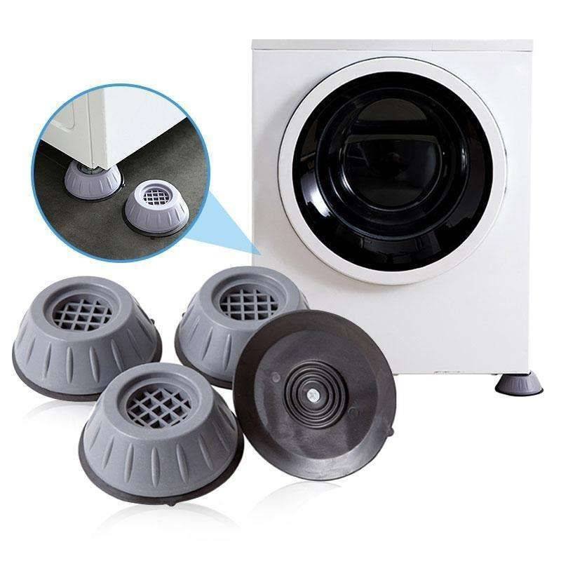 Washing Machine Vibration Dampers, Grey, 4-Pack, Compatible with Bosch Samsung LG