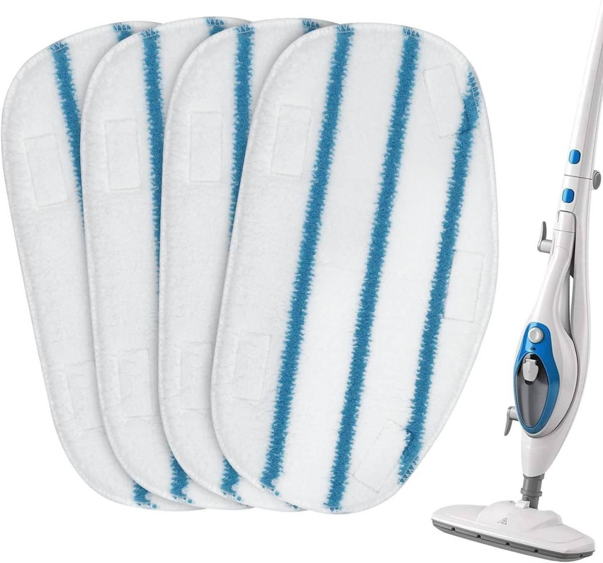 Steam Mop Pads Compatible with PurSteam ThermaPro 10-in-1 and ThermaPro 211 Steam Mop Cleaner Microiber Pur steam Mop Replacement Pads Washable Reusable Steam Mop Pads or Steamer loor Cleaning