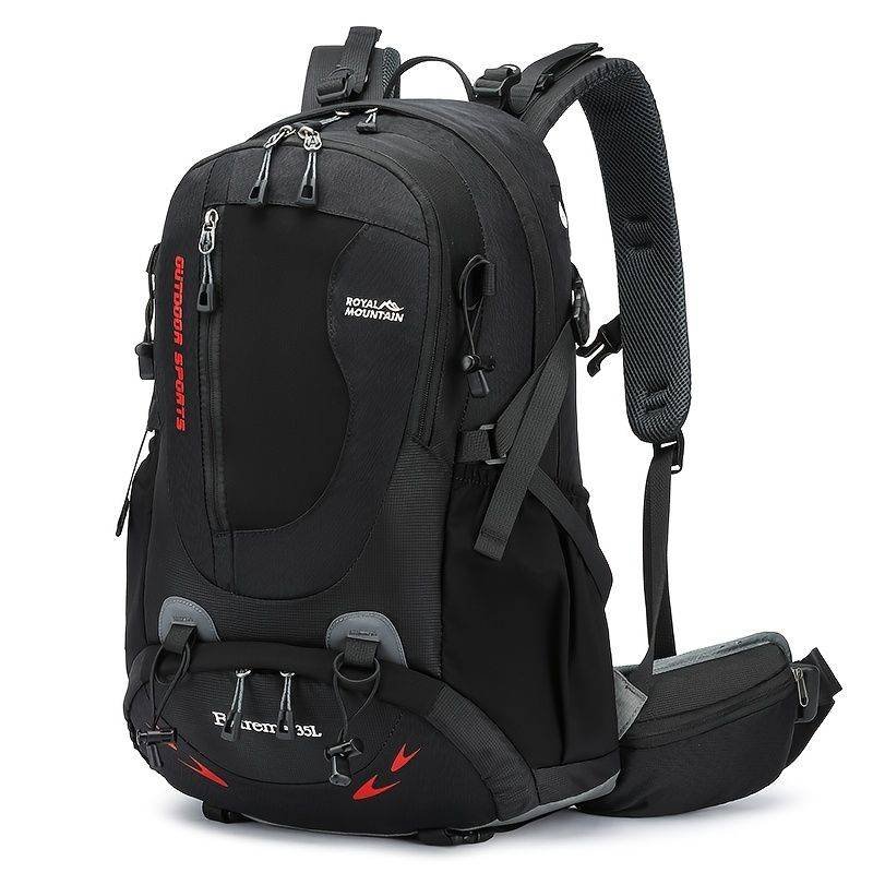 Black Royal Mountain backpack, Extreme 35L backpack, travel backpack, outdoor backpack, high-quality backpack, Australian bush backpack, camping gear, hiking backpack 35L
