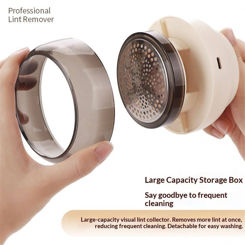 Fabric Shaver Lint Remover, Sweater Defuzzer, Remove Pills from Blankets, Couch, Clothing, Furniture, Stainless Steel Blade, USB-C Rechargeable