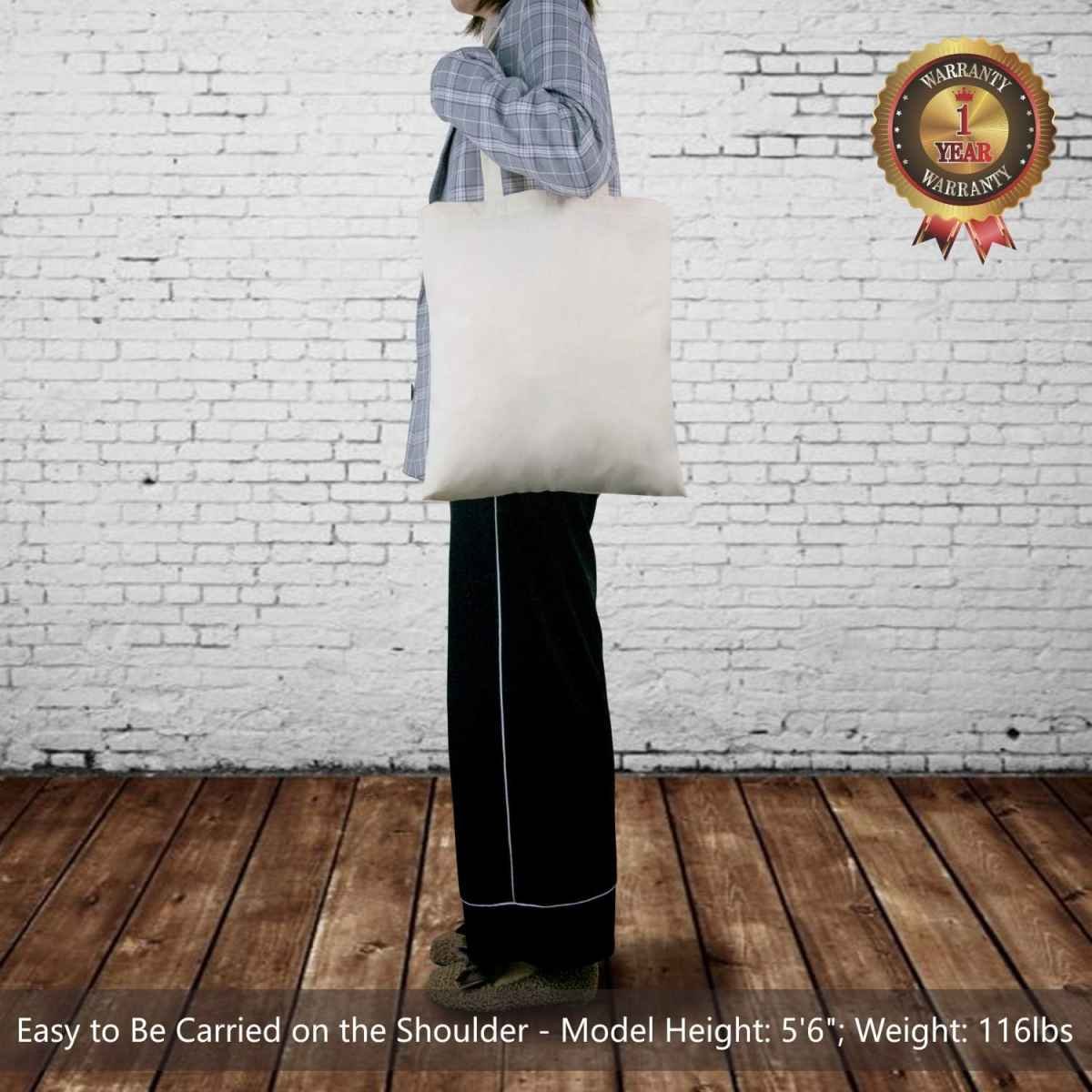 12-Pack Economical Cotton Tote Bag, Lightweight Medium Reusable Grocery Shopping Cloth Bag, Suitable for DIY, Advertising, Promotion, Gift, Giveaway, Activity