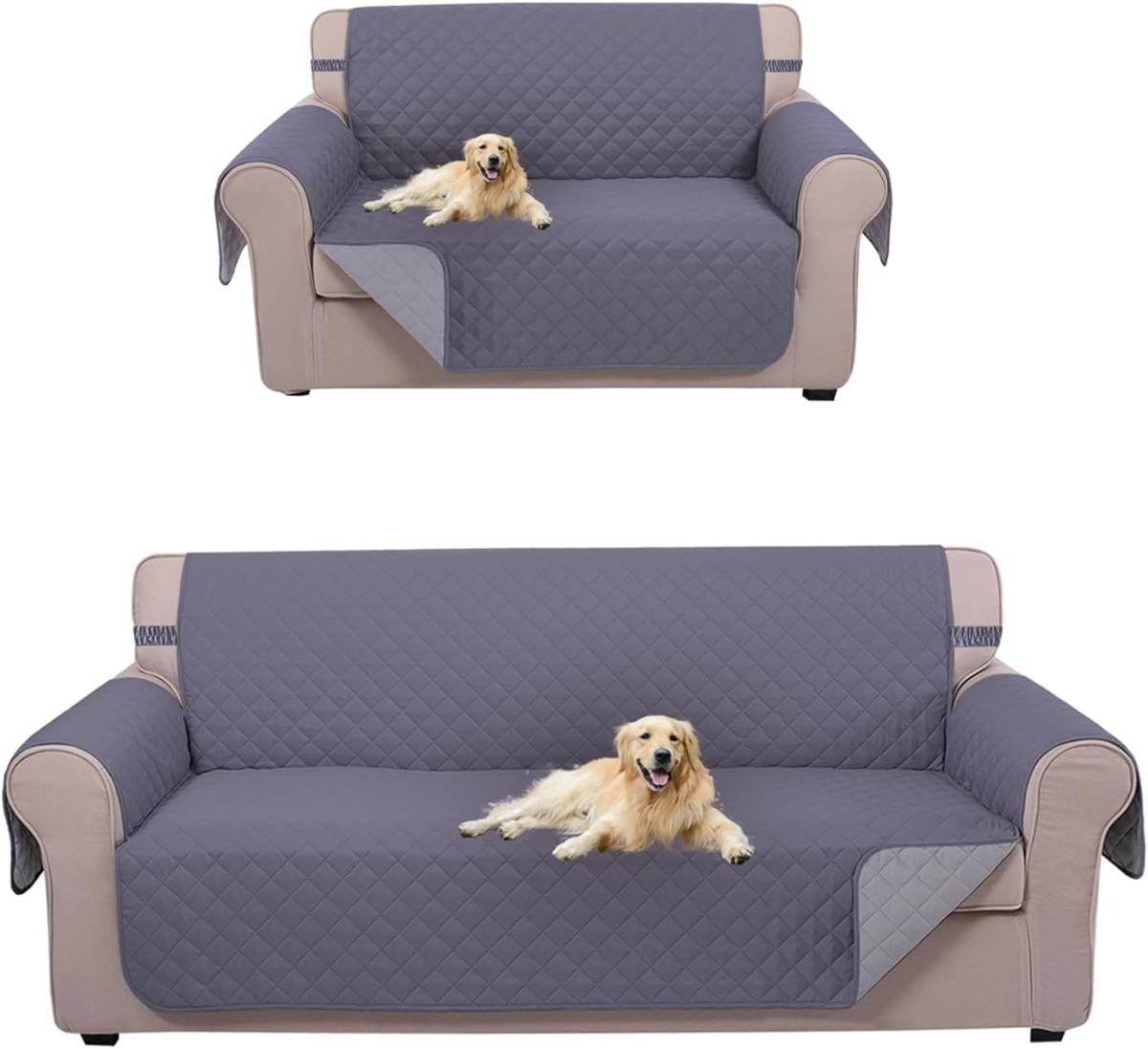 Reversible Sofa Cover Bundles with lovseat Cover