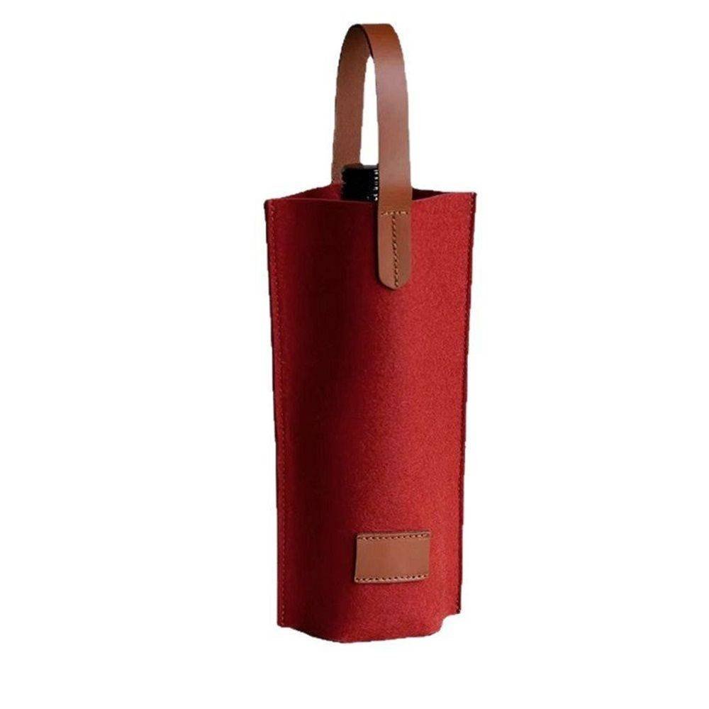 2 pack Wine Bag Single Bottle Carrier Tote, Insulated Travel Wine Cooler Bag for Picnic Beach Gift, Thermal Padded Portable One Bottle Holder Carrying Case for Women Men Wine Lovers