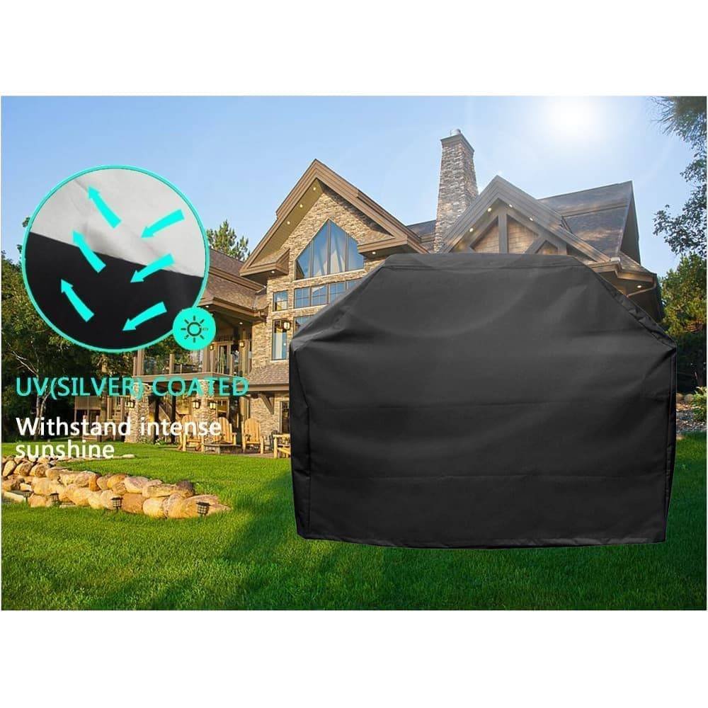 Waterproof BBQ Cover Oxford UV Protection, 145 x 61 x 117cm, for Garden Barbecue