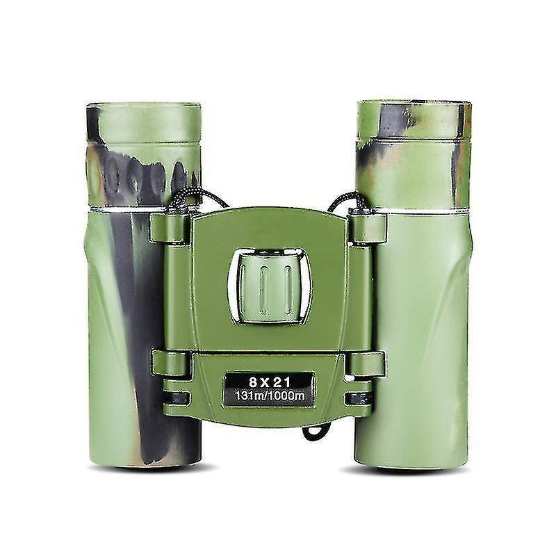 Apexel 8x21 Compact Green Binoculars Lightweight Travel Binoculars