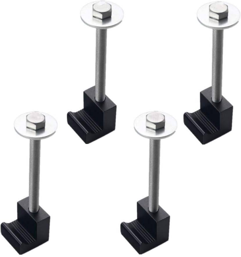 4 Pack Aluminium Tie Down Clamps No Drilling Universal Mounting Hardware Toolbox Fasteners