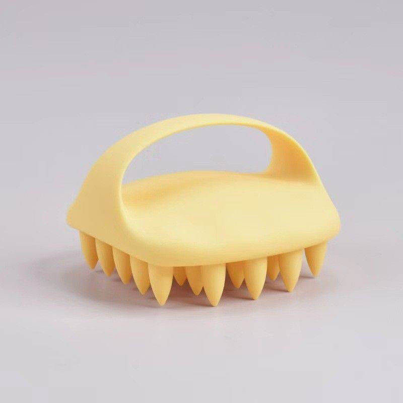 Scalp Massage Shampoo Brush-Cream Yellow