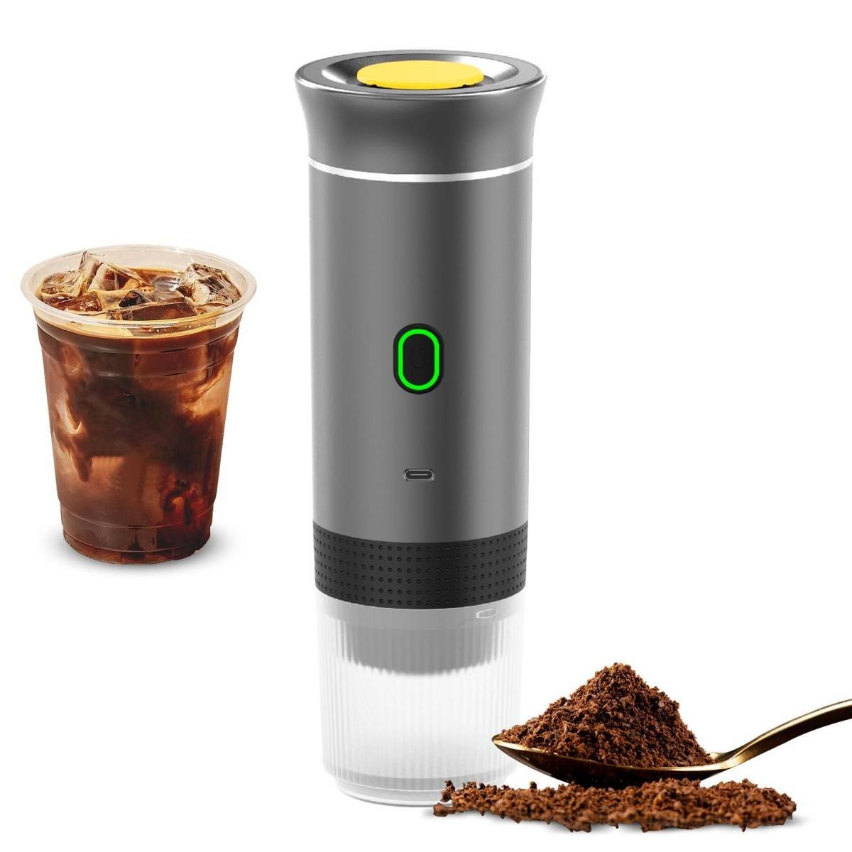 Portable Coffee Machine For Car Home Travel 3 In 1 Cordless Electric Coffee Maker Work