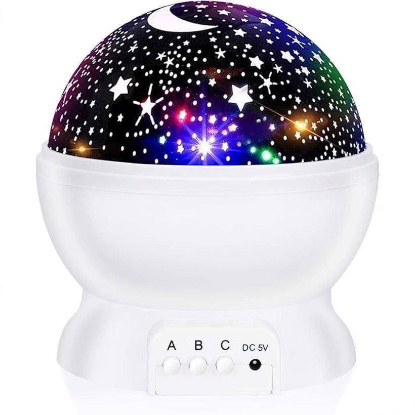 Starry Projection Lamp Black