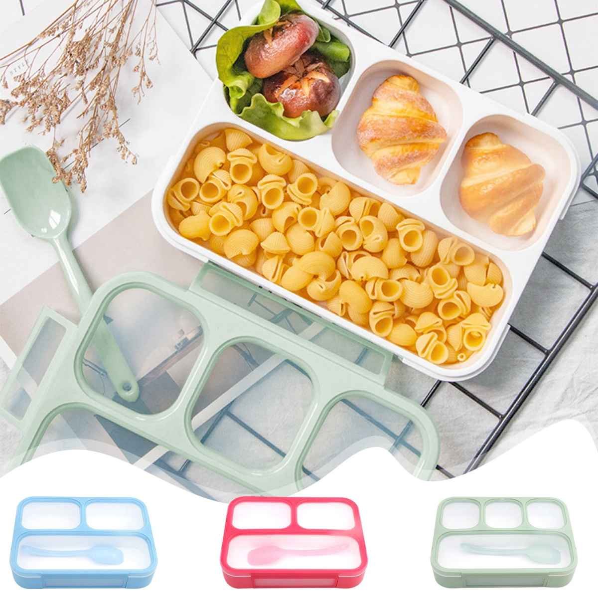 Xuniizn Bento Box Adult Lunch Box, Containers for Adults Men Women, Lunchable Food Container with Utensils, Sauce Jar, Muffin Liners, Microwave & Dishwasher Safe Red