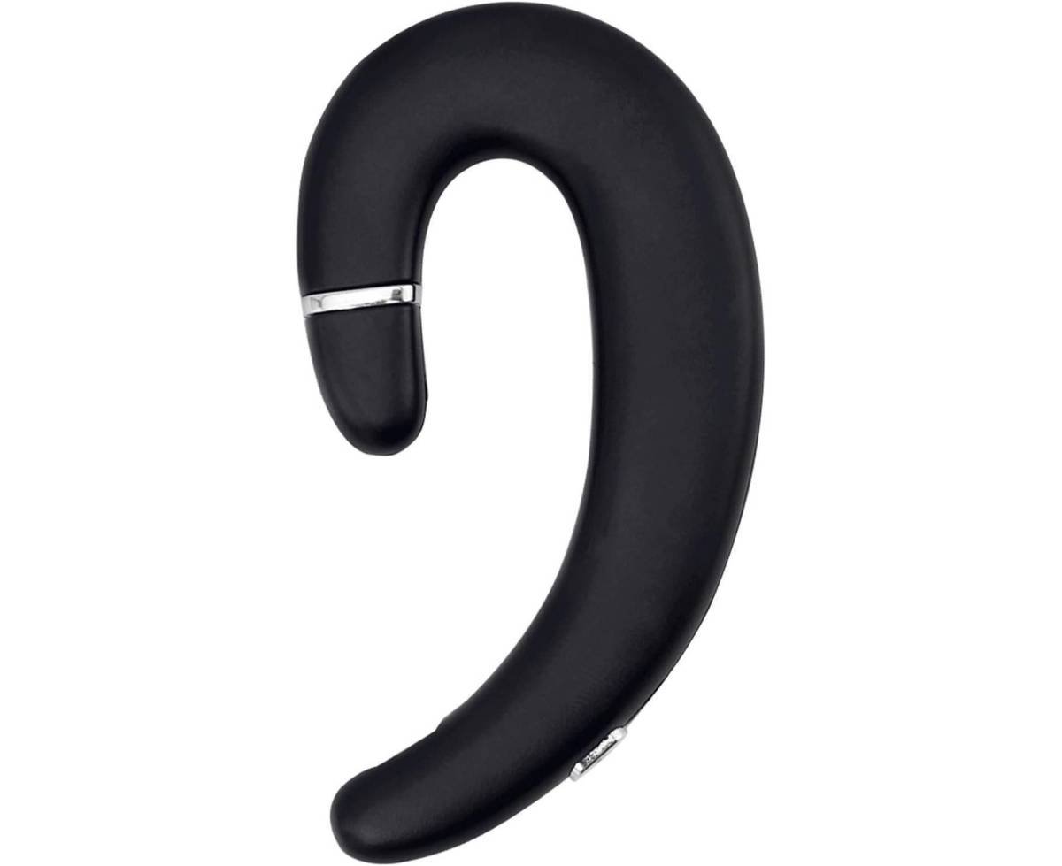 Ear Hook Wireless Headphone - Non Ear Plug - Noise Cancelling Single Ear Headset with Case