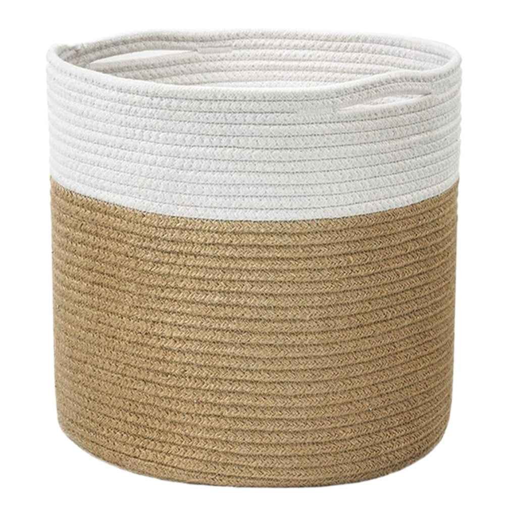 Ortofally Planter Basket Indoor Outdoor Garden Flower Pots Cover Containers Woven House for Succulents Flowers 45*16*20cm Assorted Color