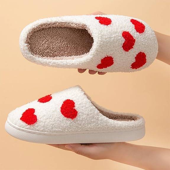 Women's Warm Thick Lightweight Winter Slippers Size 42-43 L 1 Pair