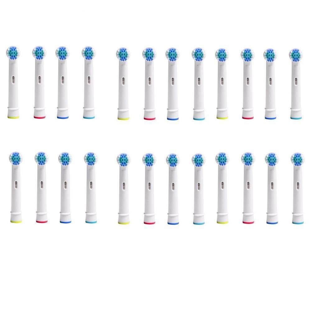 24pcs 3D Whitening Replacement Brush Heads Compatible with Oral-B Toothbrush