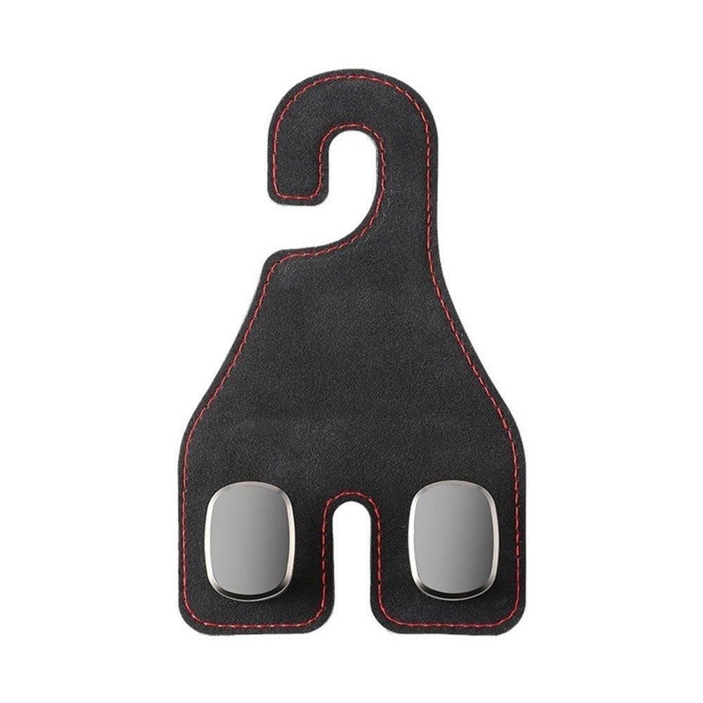 Car Seat Headrest Hooks - 2 Pack Universal Car Purse Hook, Car Bag Purse Holder with Double Hooks for Handbags, Grocery Bags, Bottles, Phones