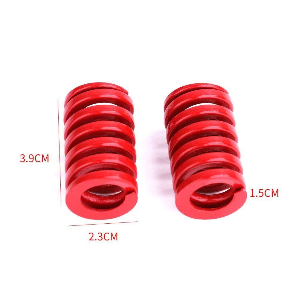 6PCS Spring Mod Kits Modification Spring Parts Accessories red Trunk Tailgate Strut Support Spring,OD Spiral Stamping Compression Spring Replacement Model 3