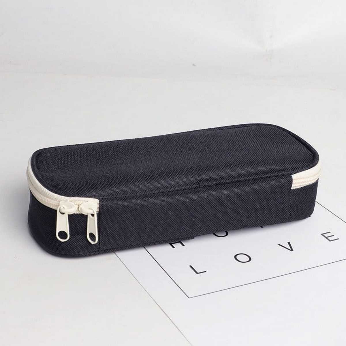 Danhjin Creative Pencil Case High quality Oxford fabric, Black Multicolor