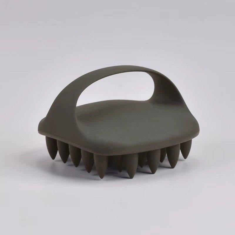 Scalp Massage Shampoo Brush-dark brown