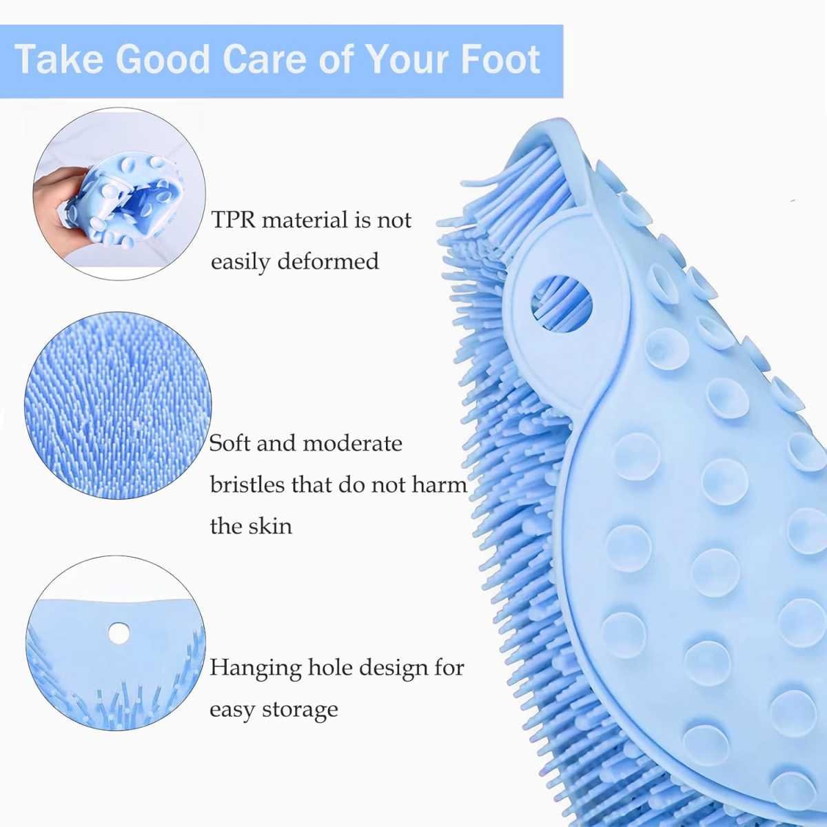 Non-Slip Bath Mat with Suction Cups Multifunctional Shower Mat for Bathroom Safety and Comfort