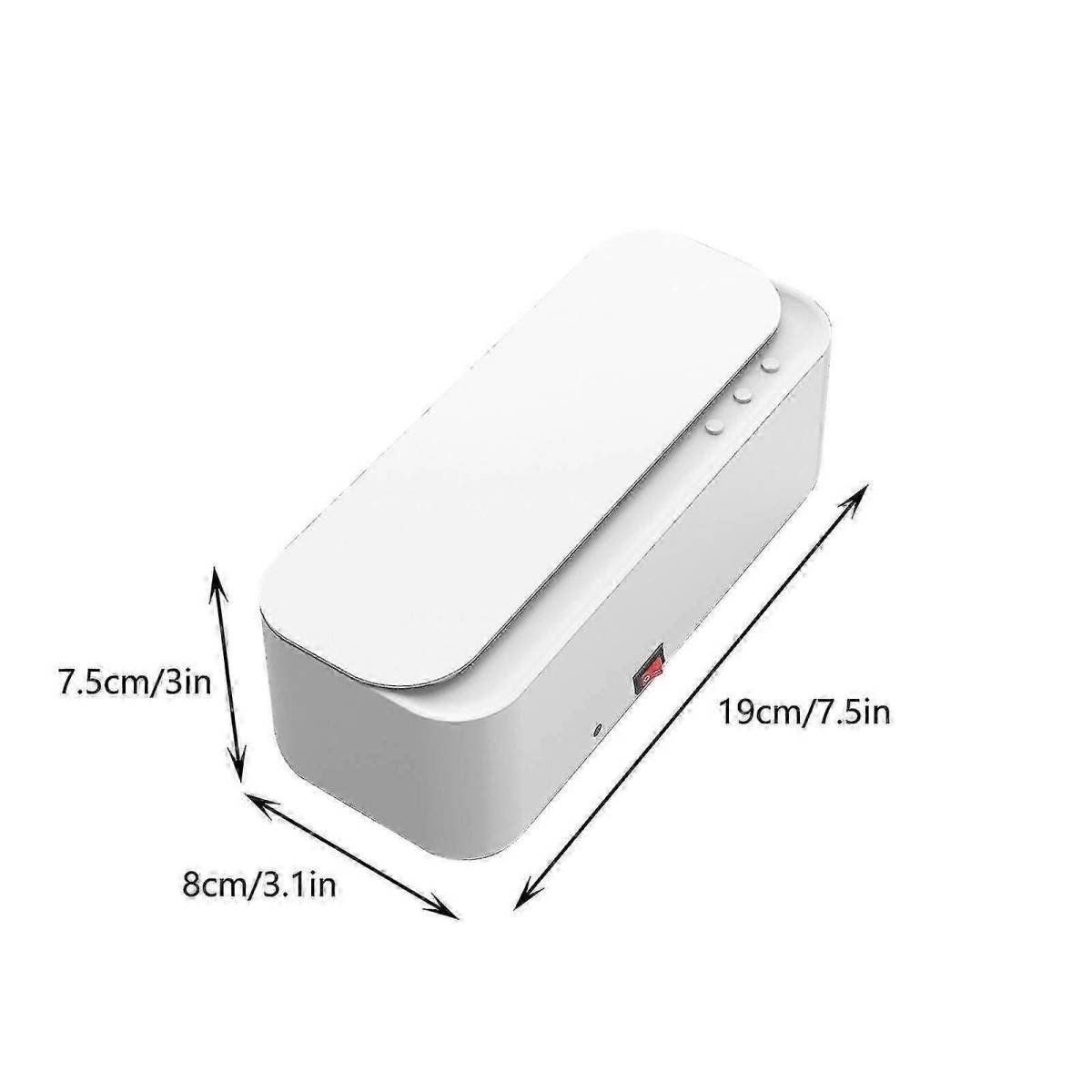 Ultrasonic Glasses & Jewelry Cleaner, Compact Household Cleaning Machine
