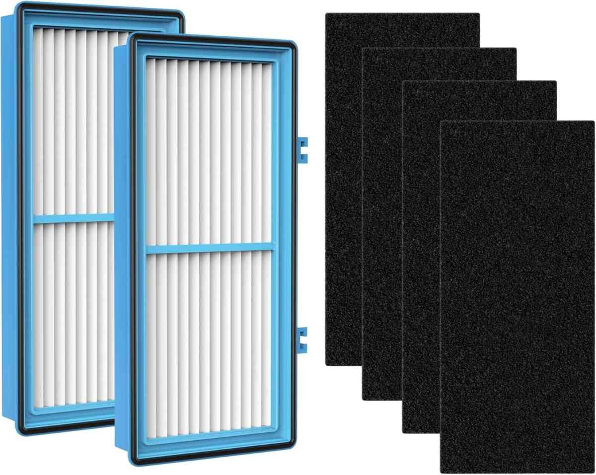 AER1 Filter Replacement for Holmes Air Purifier HAPF30AT HAP242-NUC, Odors Dust VOCs Remover, Total Air 2 True HEPA 4 Carbon Booster, 1.2 x 10 x 4.6 Inches