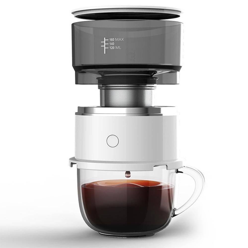 Coffee Maker White 11*10.5*8.5cm Portable Espresso Machine 1pc