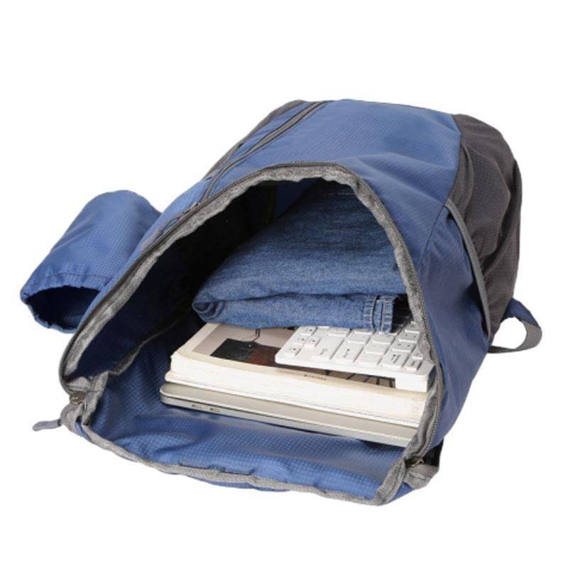 Sports Backpack Foldable Water Resistant Lightweight Bag for Camping Hiking Travel-Navy