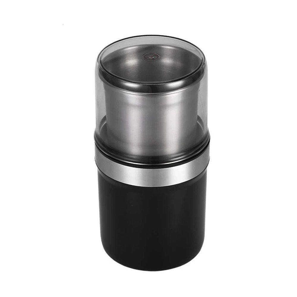 Electric Coffee Grinder and Spice Grinder with 1 Stainless Steel Blades Removable Bowls Juicer wall breaking machine（Black single cup）