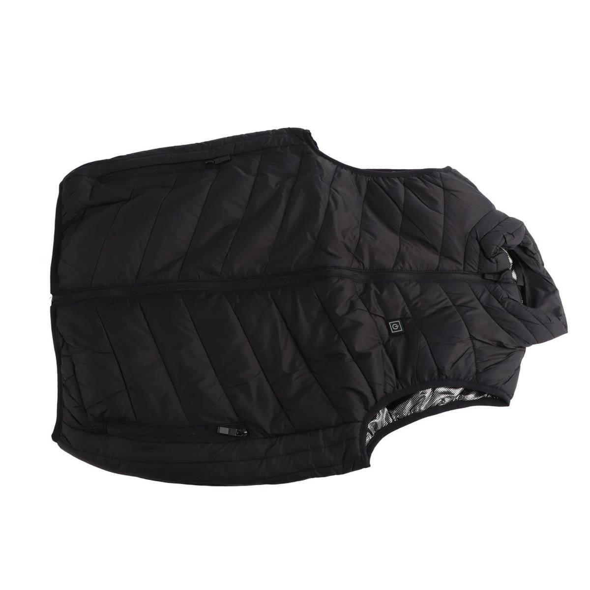 Heated Jacket Unisex 3 Gears Four Zones Heating Polyester Fiber Electric Thermal Vest for Outdoor Winter XXXL