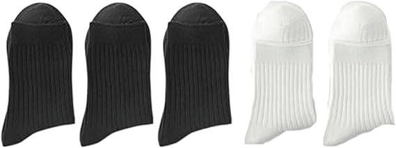5 Pairs Unisex Camel Cotton Breathable Socks Size 38-44 For Sports & Daily Wear