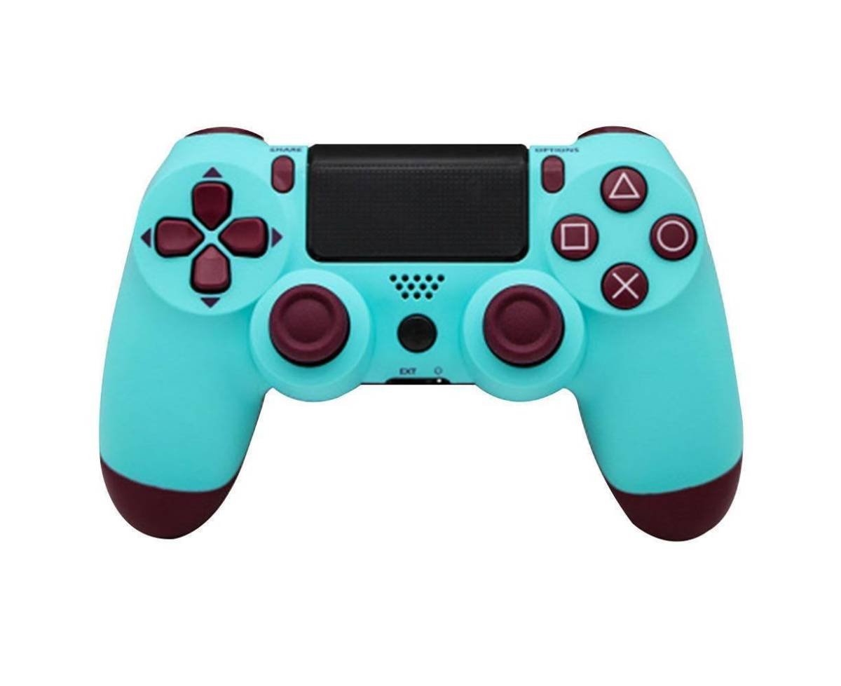 Wireless Game Controller Ps4 Controller Bluetooth Dual Head Head Handle Joystick Game Pad For The Game Console 4 - Fruit blue