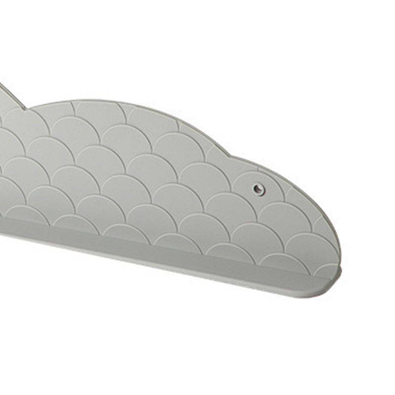 Kitchen Sink Water Splashing Guard Silicone Water Splatter Guard with Suction Cup for Dishes Washing Upgrade Light Gray