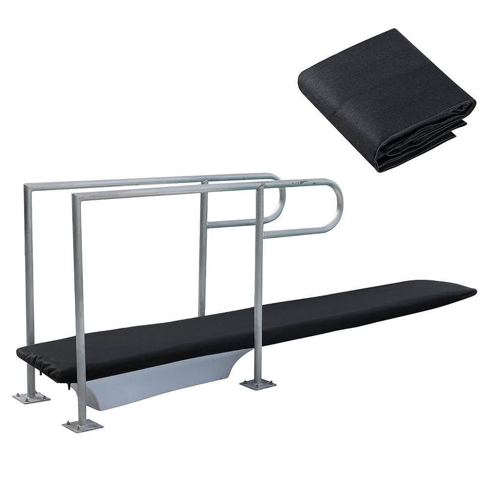 6 Ft Pool Diving Board Cover,600D Oxford Weatherproof Diving Board Cover,UV Resistance Diving Board Protective Cover for Summer Winter Outdoor Climatic Dust Prevention