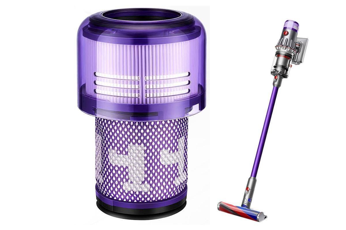 Replacement Filter for Dyson V12 Vacuum High-Efficiency Dust Filter