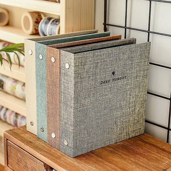 50 Pockets Cover Instax Wide Album 3.5x5 Photo Album for Fuji Instax Wide 210, Instax Wide 300, 5 Inch Photos (Gray) Gray